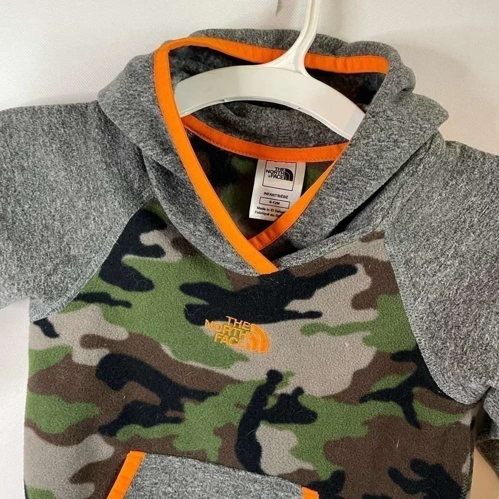The North Face Camo Fleece Bunting One Piece 6-12M